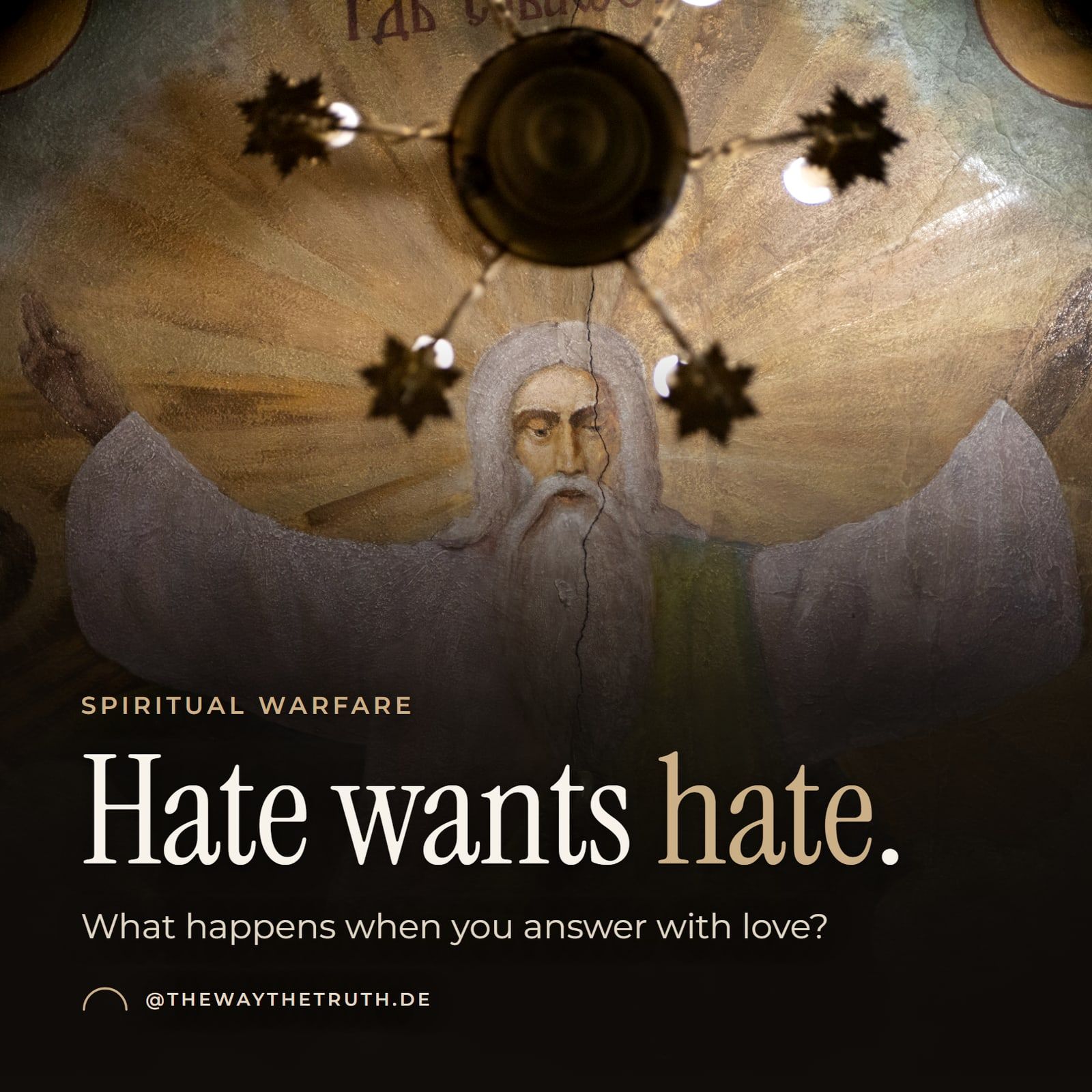 Thumbnail: Hate wants hate. What happens when you answer with love?